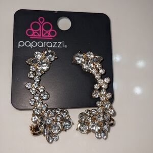 Paparazzi Gold and Silver Floral Earrings